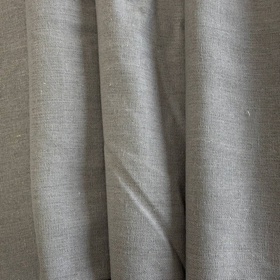 100% linen fabric solid color premium natural fabric for clothing and home decor