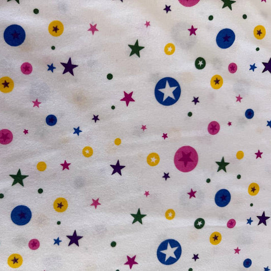 Soft and cozy flannelette fabric with a brushed surface and warm feel. 