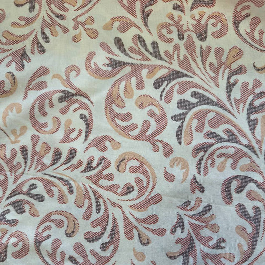 Durable decorative fabric with a woven texture and structured feel.