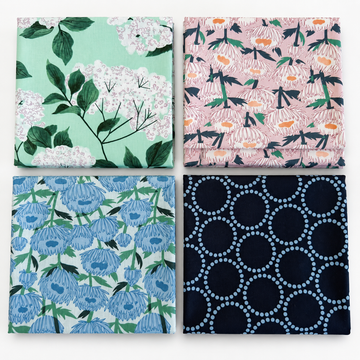 Love Letters Blue Fat Quarter Bundle – 4 Pack