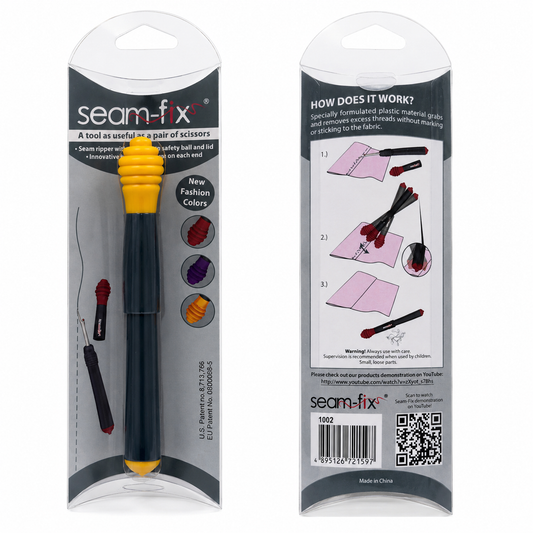 Seam-Fix Seam Ripper & Thread Remover – 3 Colors Available
