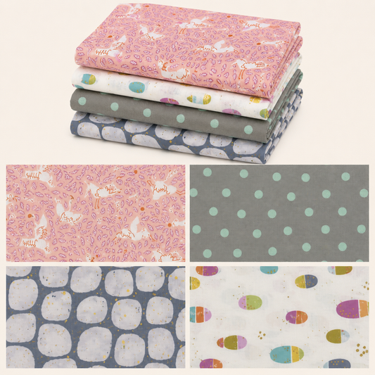 Fat Quarter Bundle – Spring Birds (4 Pack)