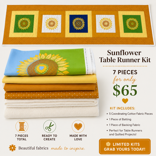 Sunflower Table Runner Kit