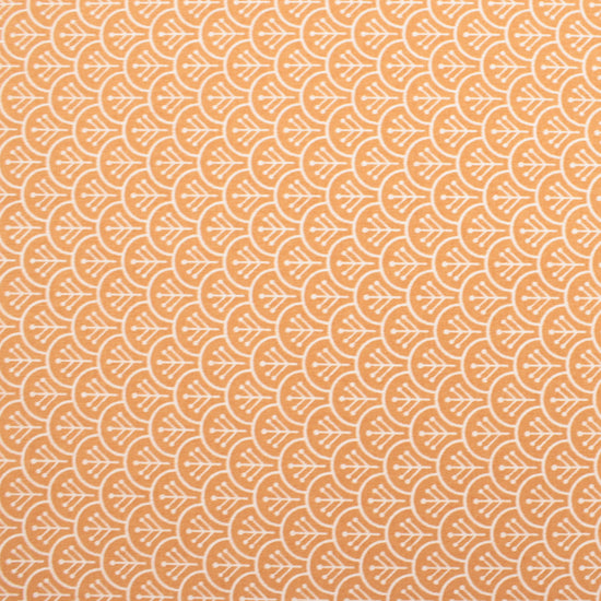 Agatha Road orange cotton fabric by Moda