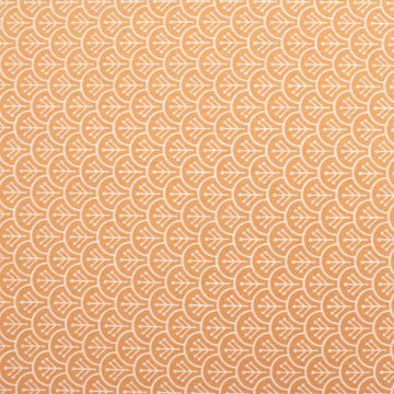 Agatha Road orange cotton fabric by Moda