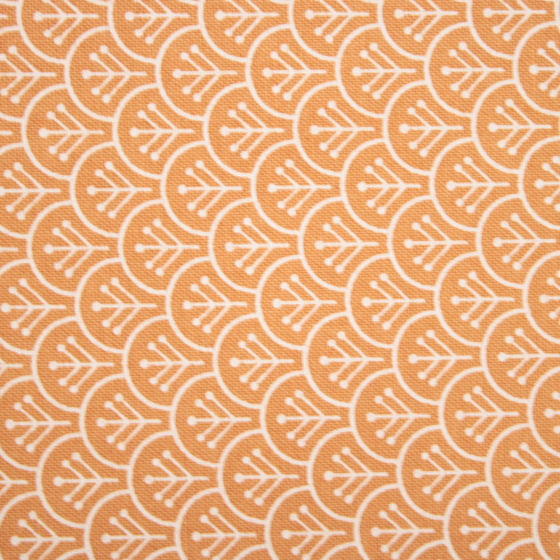 Agatha Road orange cotton fabric by Moda