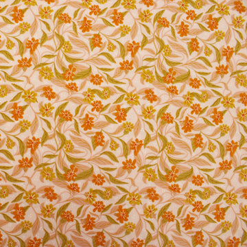 Woodland Wonder cotton fabric blush floral by Gingiber for Moda 