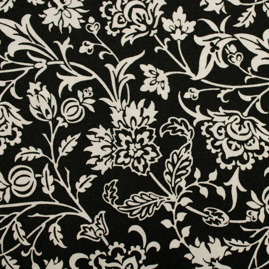 Agatha Road cotton fabric black by Fig Tree and Co for Moda 
