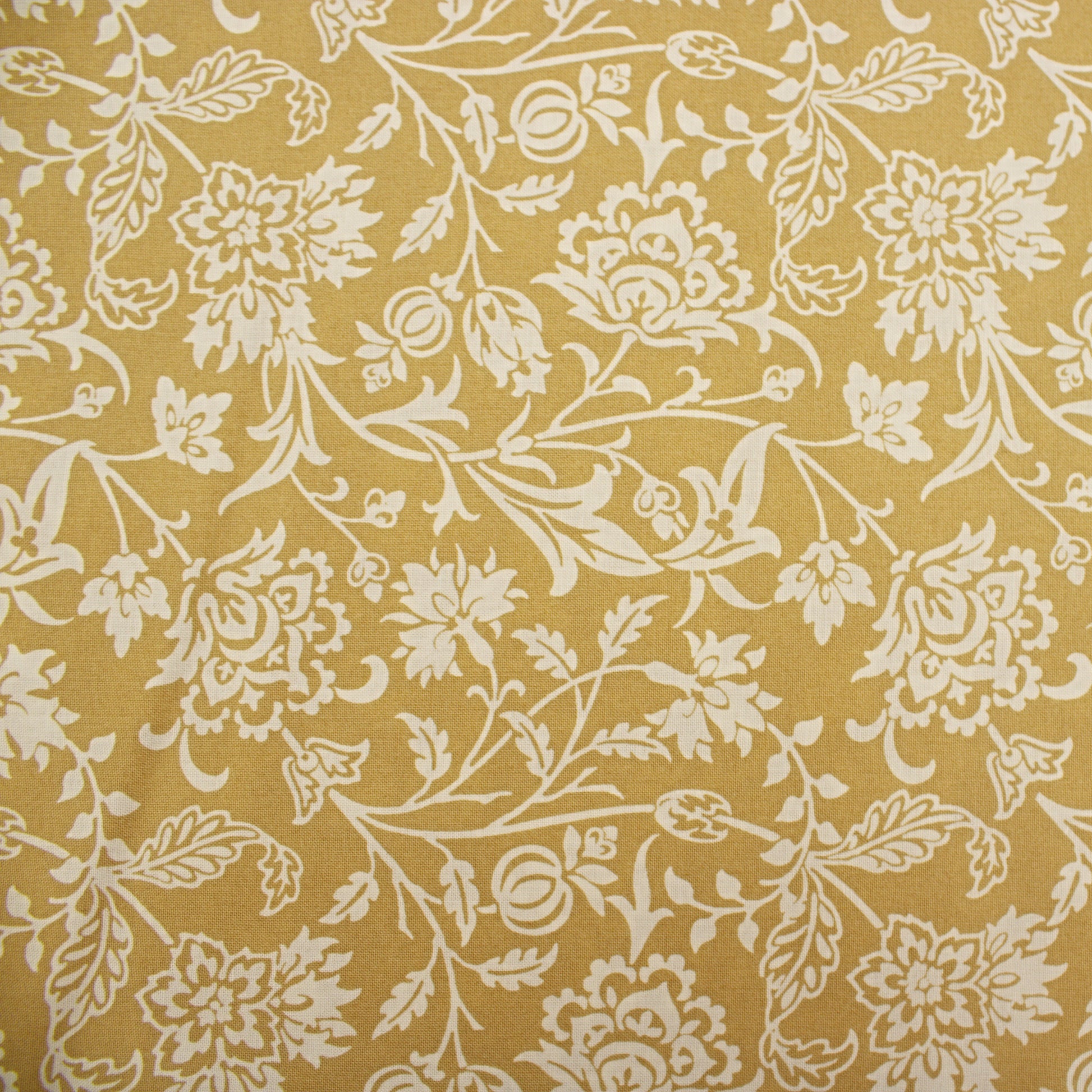 Agatha Road cotton fabric fog beige by Fig Tree and Co for Moda 