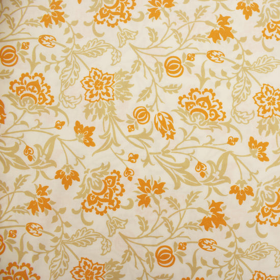 Agatha Road cotton fabric ghost cream floral by Fig Tree and Co for Moda 