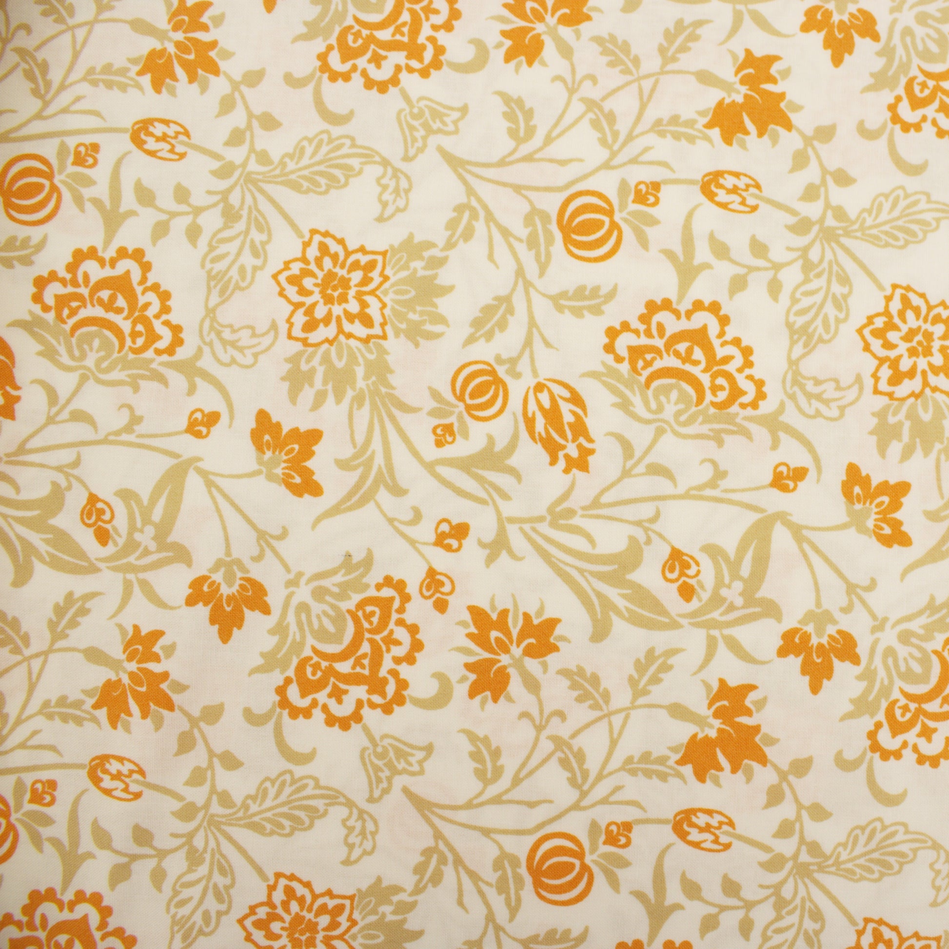 Agatha Road cotton fabric ghost cream floral by Fig Tree and Co for Moda 