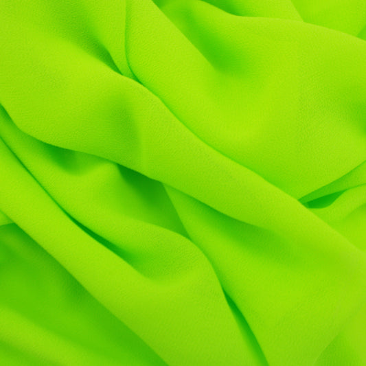 Neon green sheer mesh fabric roll – lightweight polyester mesh fabric 