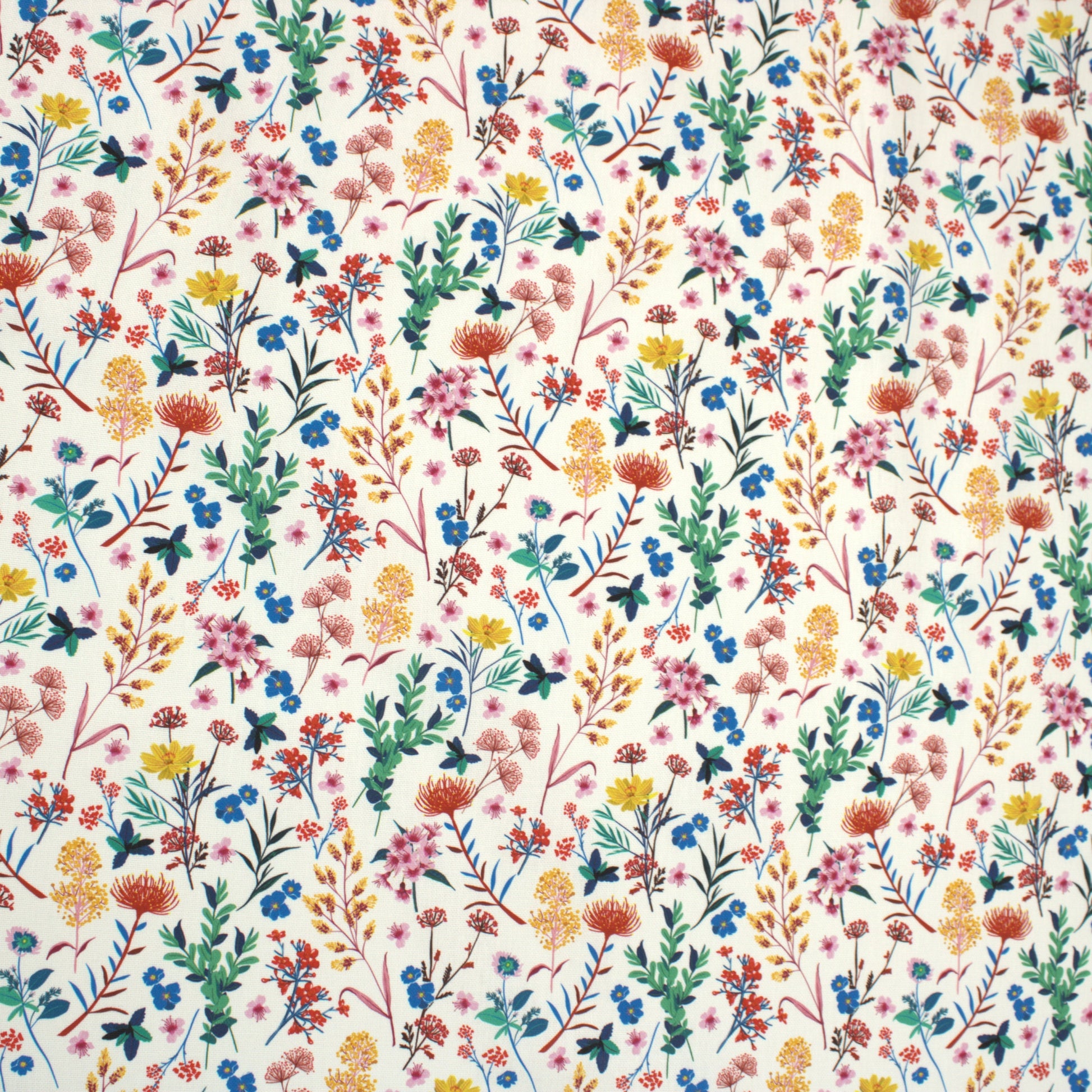 Cotton fabric with floral botanical print Noote 01872/051
