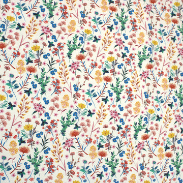 Cotton fabric with floral botanical print Noote 01872/051
