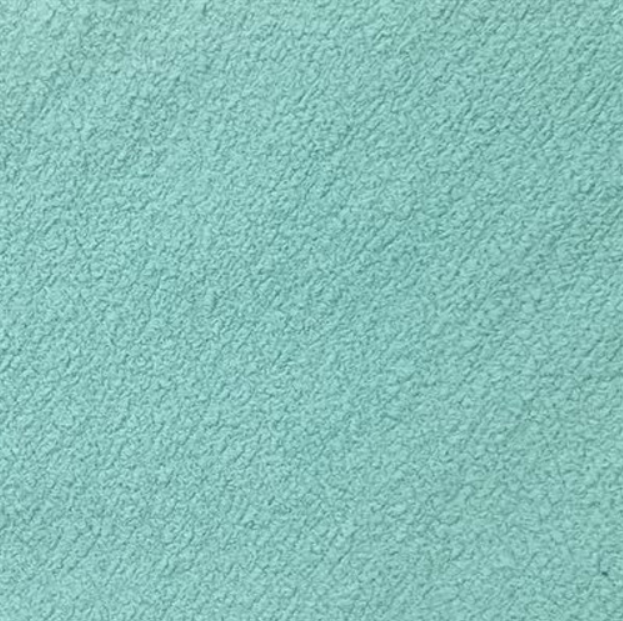 Mint green fireside fleece fabric Ocean Spray with plush texture
