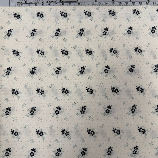 Breathtaking Blues 100% cotton floral fabric by 3 Sisters for Moda, available in Porcelain and Sky.