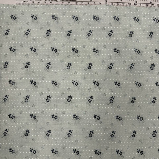 Breathtaking Blues 100% cotton floral fabric by 3 Sisters for Moda, available in Porcelain and Sky.