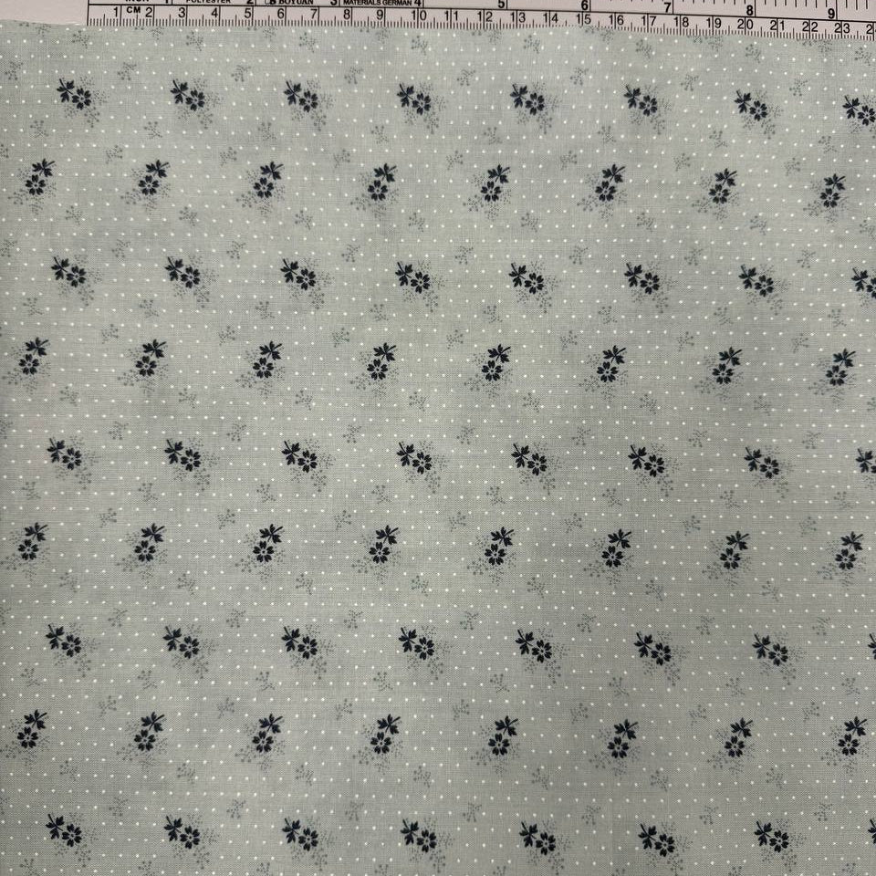 Breathtaking Blues 100% cotton floral fabric by 3 Sisters for Moda, available in Porcelain and Sky.