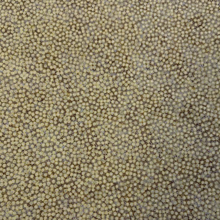 Abstract dotted fabric with a dense textured pattern and organic allover design, suitable for quilting, apparel, and craft sewing projects.