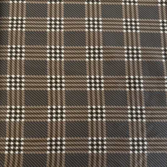 Prairie Gatherings cotton flannel fabric by Primitive Gatherings for Moda Fabrics featuring a classic plaid pattern with textured woven-style details.