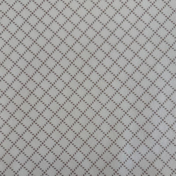 Prairie Gatherings cotton flannel fabric by Primitive Gatherings for Moda Fabrics featuring a small diamond geometric print, available in warm neutral and blue color variations.