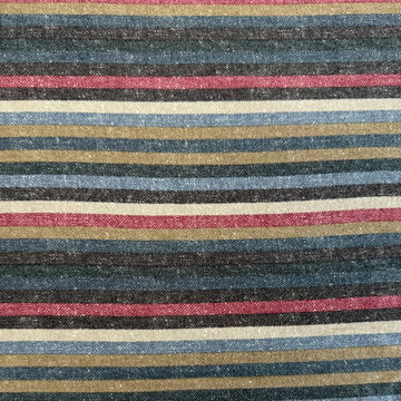 Prairie Gatherings cotton flannel fabric featuring a classic striped pattern by Primitive Gatherings for Moda Fabrics.