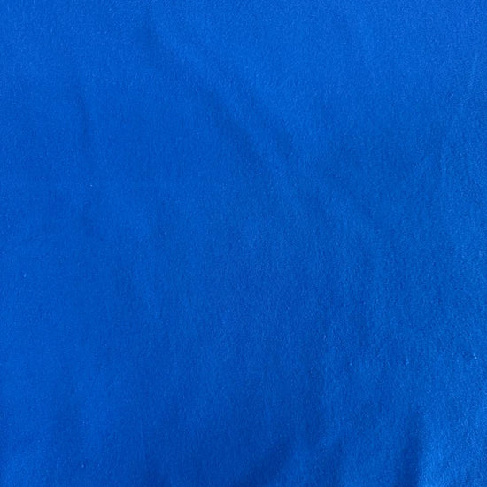 Soft 100% cotton flannelette fabric available in five solid colors: royal blue, pink, grey, mint, and white