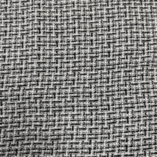 Telio Darla Tweed black and white textured woven polyester fabric