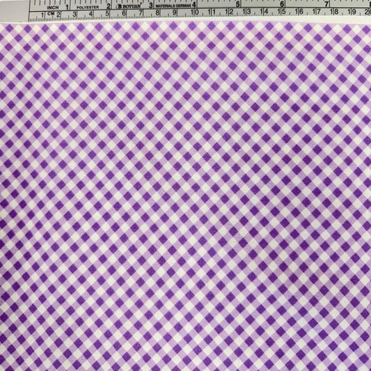Sweet Gingham by Benartex 100% cotton gingham fabric available in multiple colours, 140 cm / 54 inches wide.