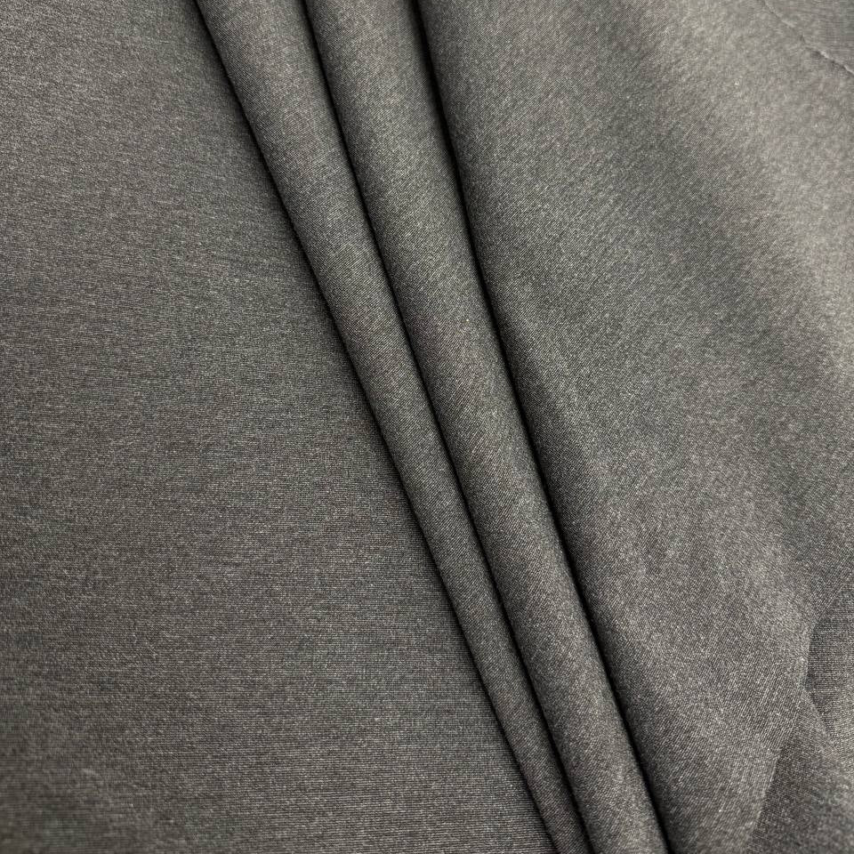 Heavy Punta Deluxe heavyweight stretch fabric in Anthracite grey – rayon polyamide spandex blend