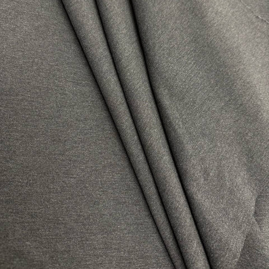 Heavy Punta Deluxe heavyweight stretch fabric in Anthracite grey – rayon polyamide spandex blend
