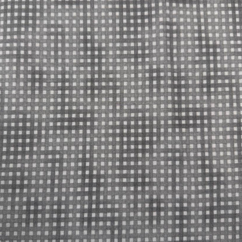 100% cotton poplin check fabric in six colours – navy blue, olive green, charcoal grey, dusty rose, mustard and beige – Sasha’s Atelier.