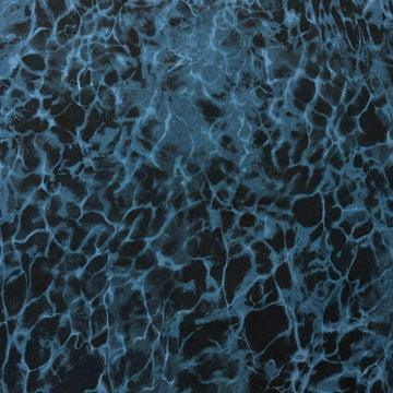 Northcott Naturescapes Voyage Still Water blue multi 100% cotton fabric with deep blue and turquoise water texture.