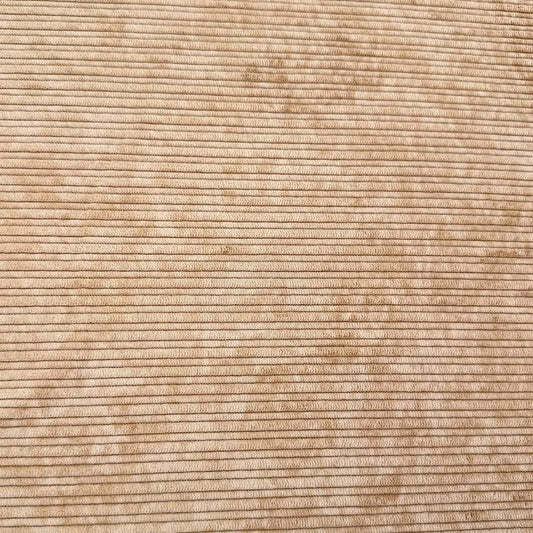 High Low Corduroy fabric in Sand, Champagne, Taupe and Khaki colours, 300 gsm textured apparel fabric