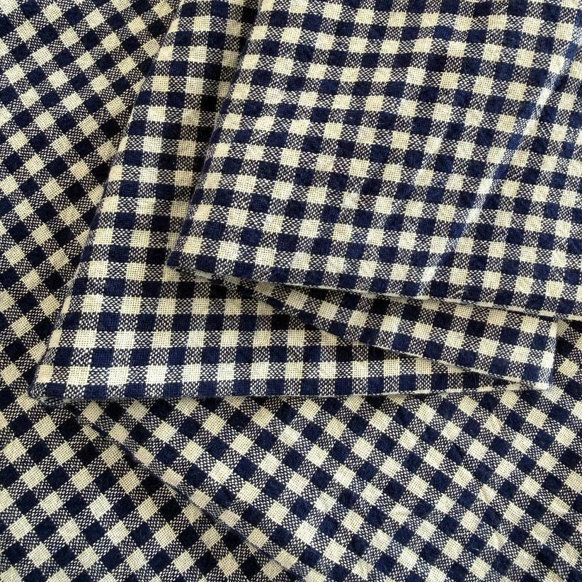 Télio organic cotton gingham fabric in multiple colors, 100% organic cotton check fabric for sewing, quilting, apparel and home décor