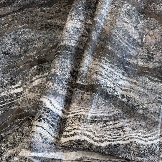 Stonehenge Ombre Wide Backing 108 inch cotton quilting fabric in grey marble stone texture print for quilt backings.