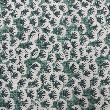 Snow Drift 100% cotton quilting fabric available in Mint and Teal featuring a textured botanical leaf print on 45-inch wide cotton.