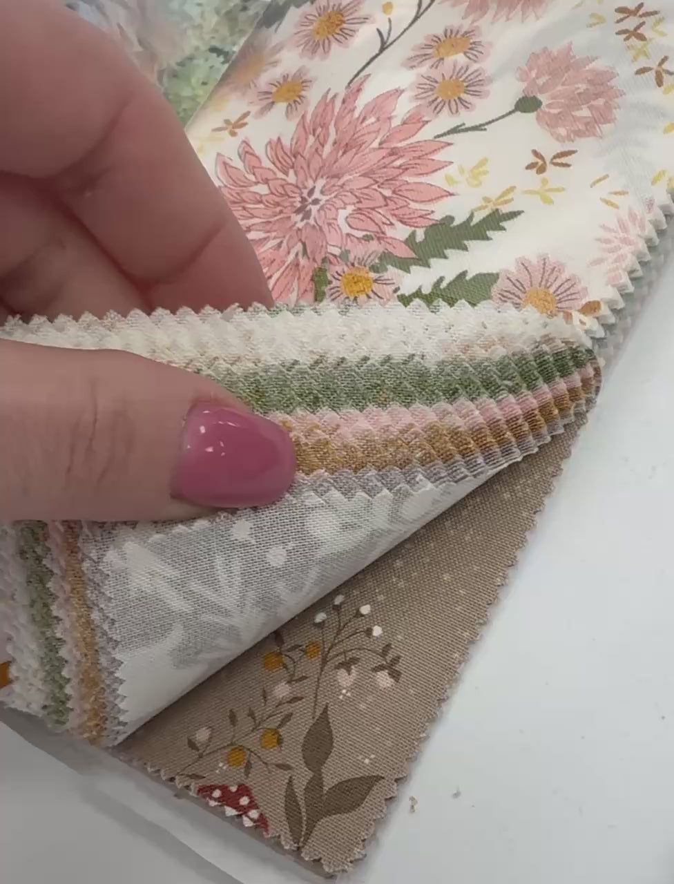 Frivolity Layer Cake Moda Fabrics floral quilting cotton 10 inch precut bundle